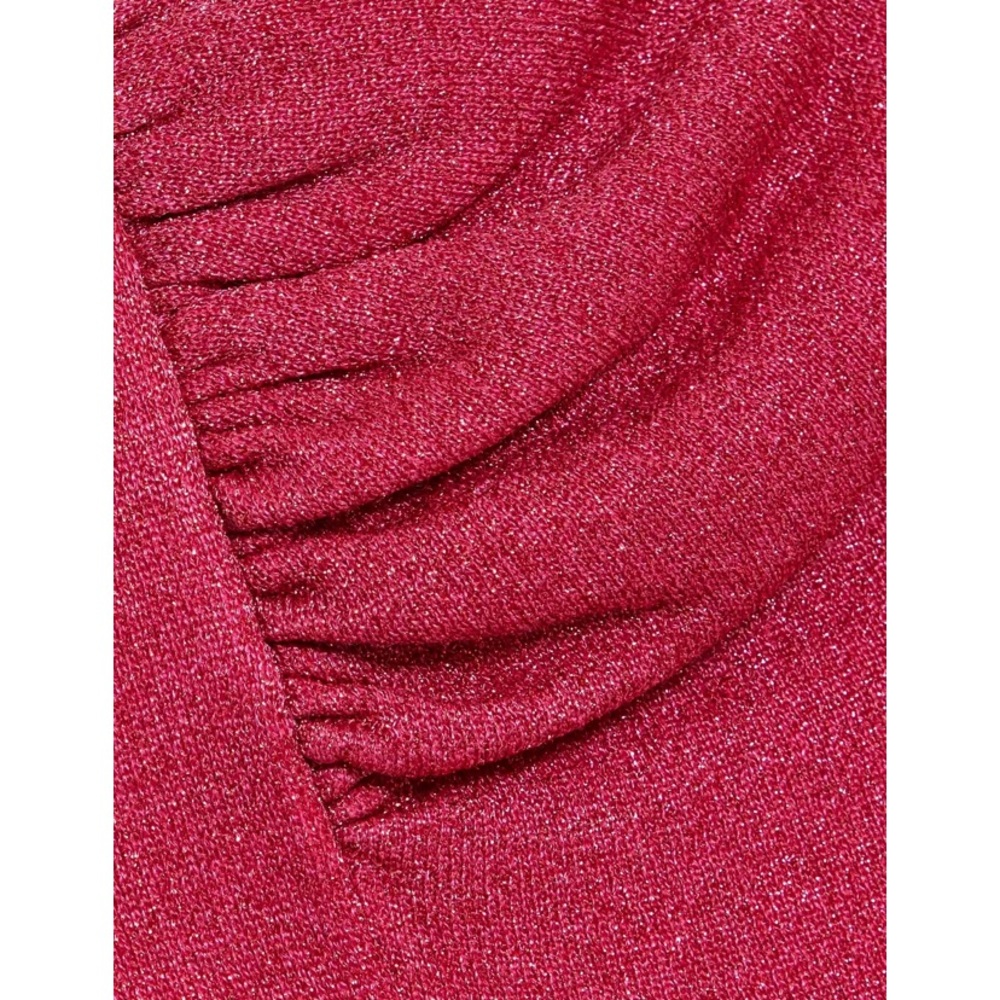 Alice and Olivia hot pink long sleeve sparkling dress - Picture 5 of 7